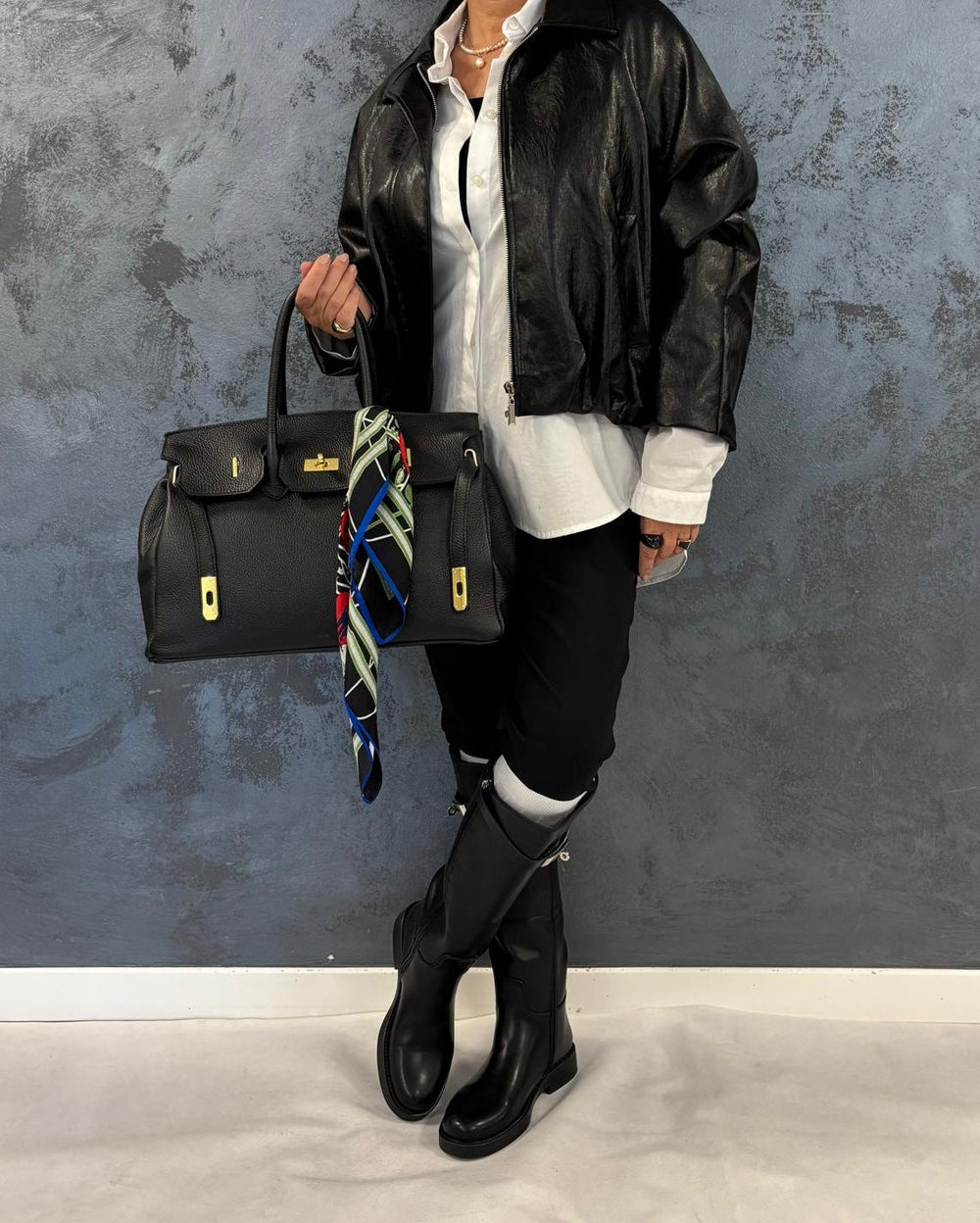 BORSA IN PELLE GIUDITTA MEDIA