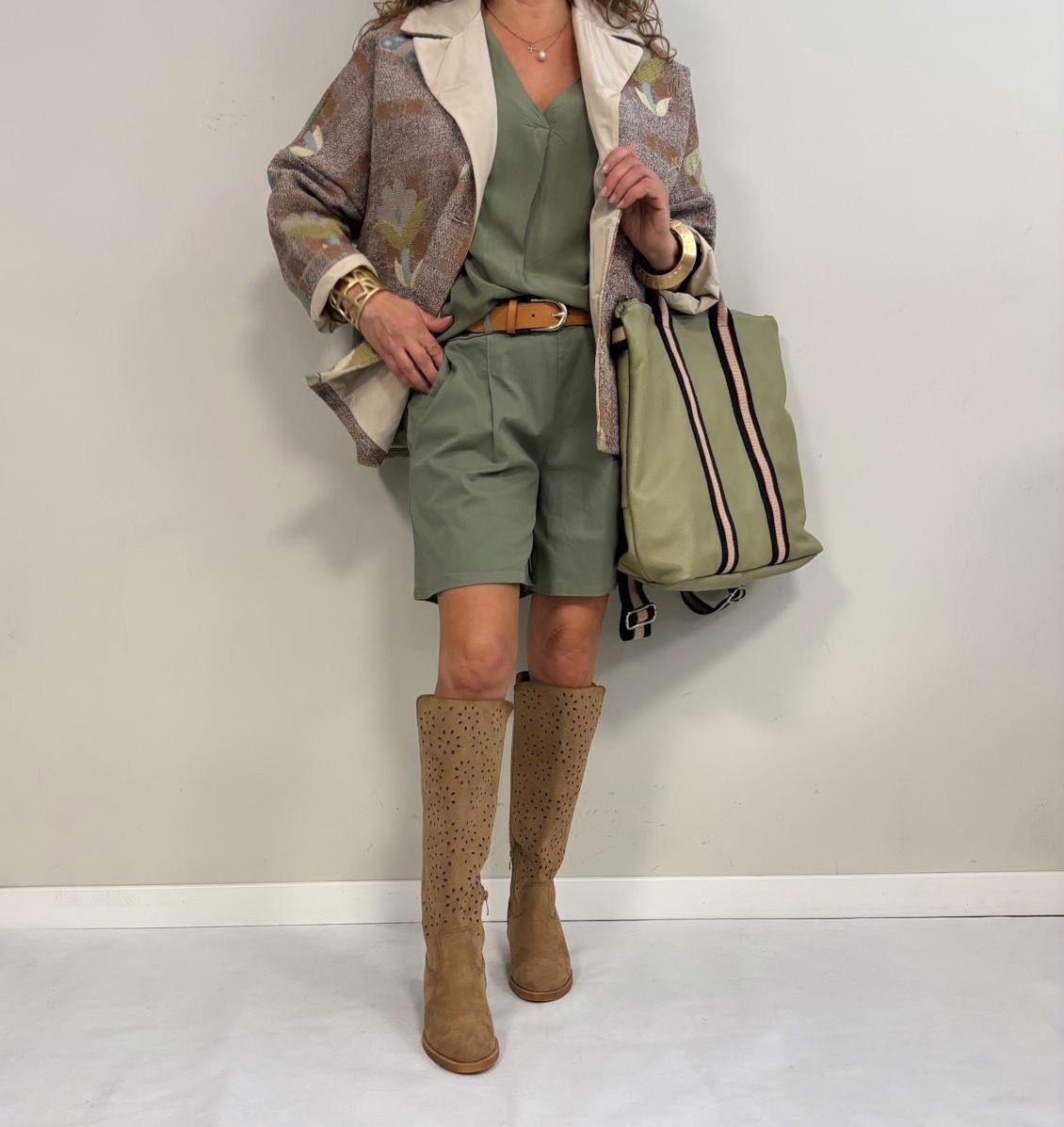 ZAINO IN PELLE RIGHE