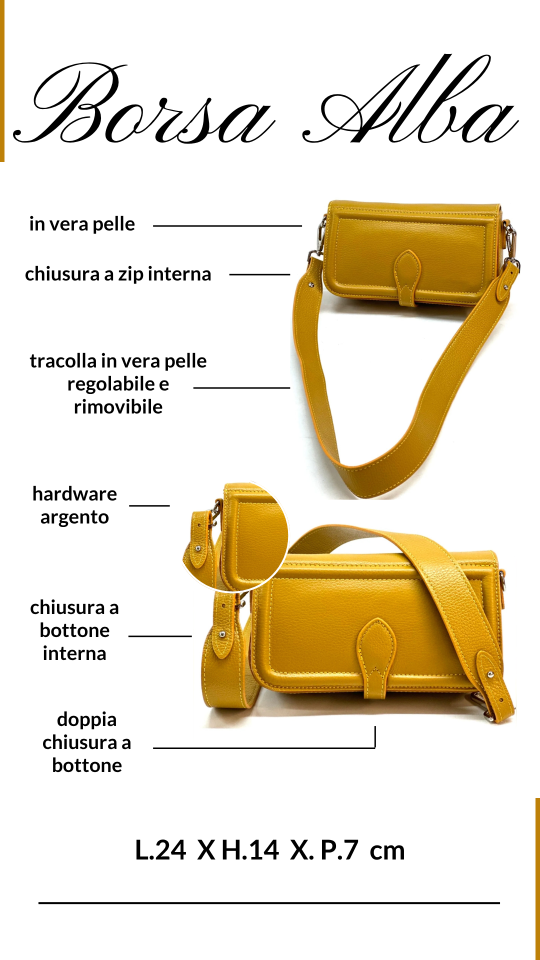 BORSA IN PELLE ALBA