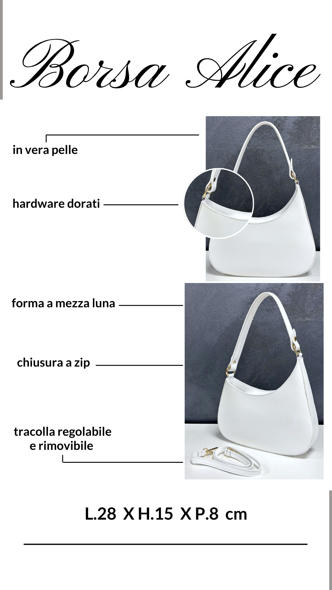 BORSA IN PELLE ALICE