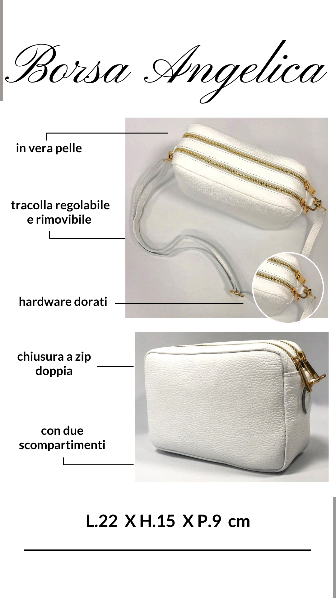 BORSA IN PELLE ANGELICA
