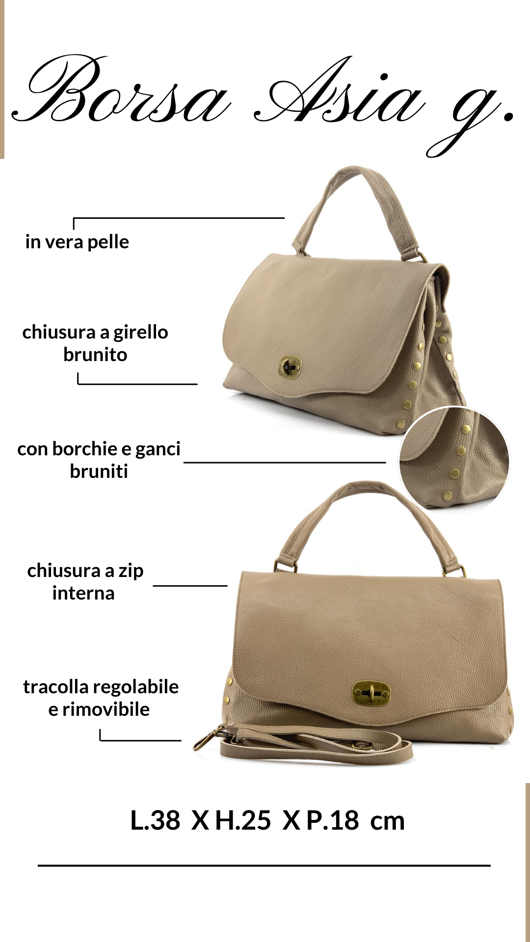 BORSA IN PELLE ASIA GRANDE