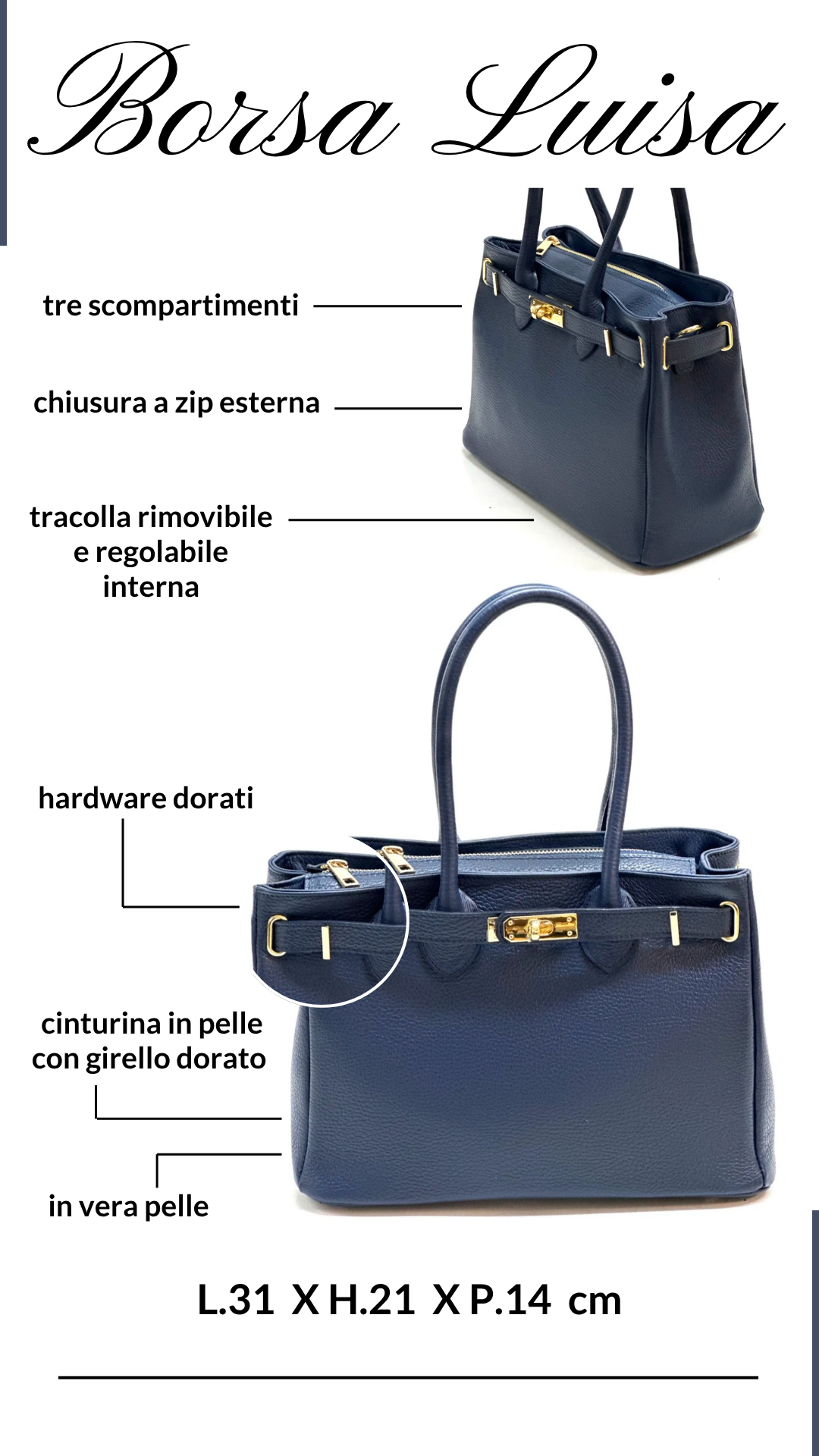 BORSA IN PELLE LUISA