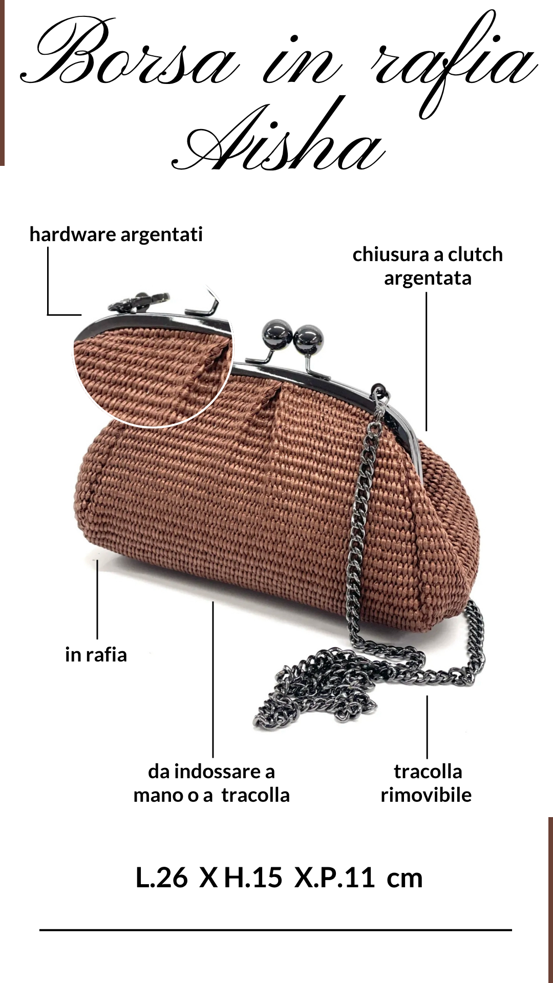 BORSA IN RAFIA AISHA