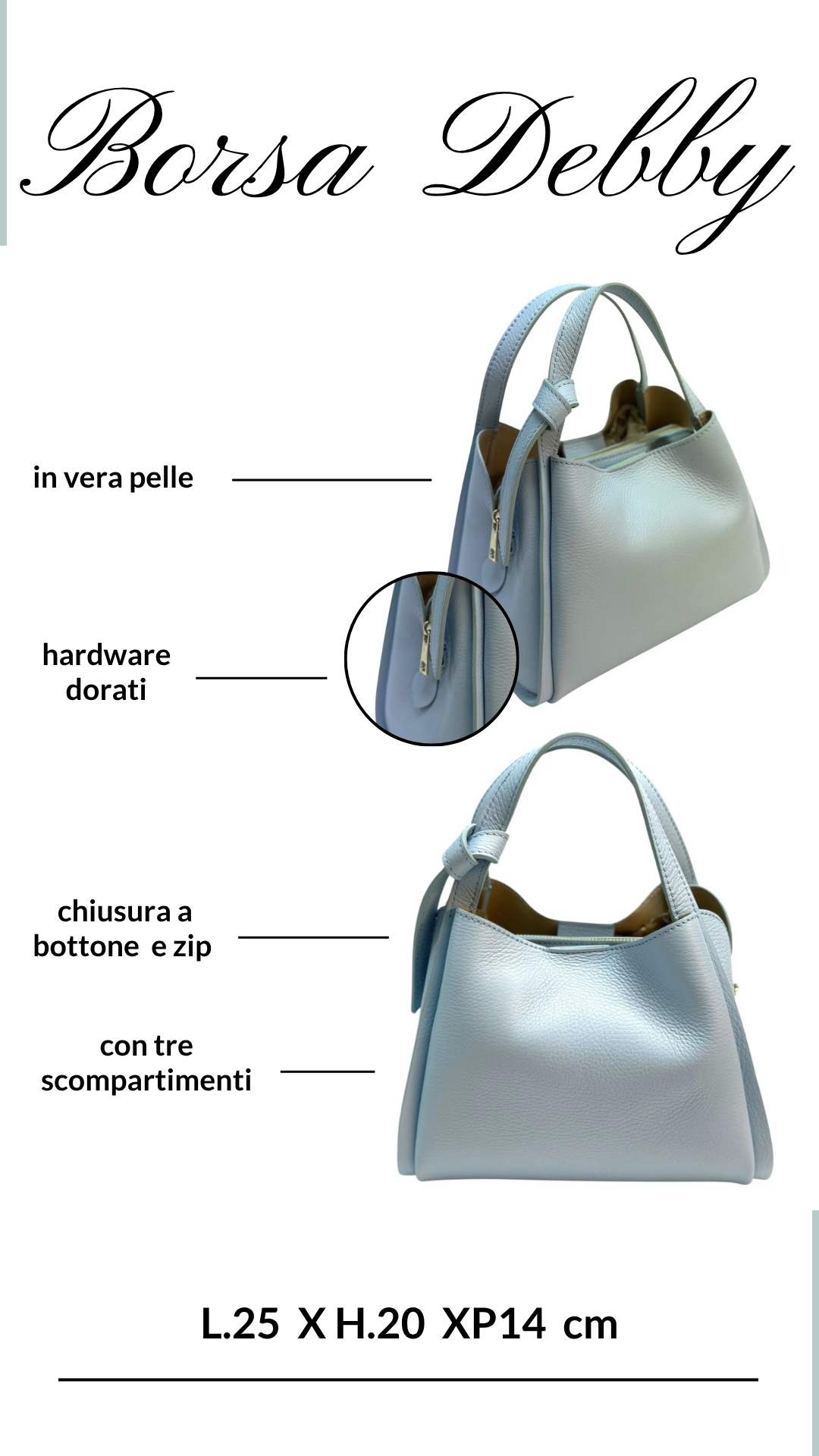 BORSA IN PELLE DEBBY