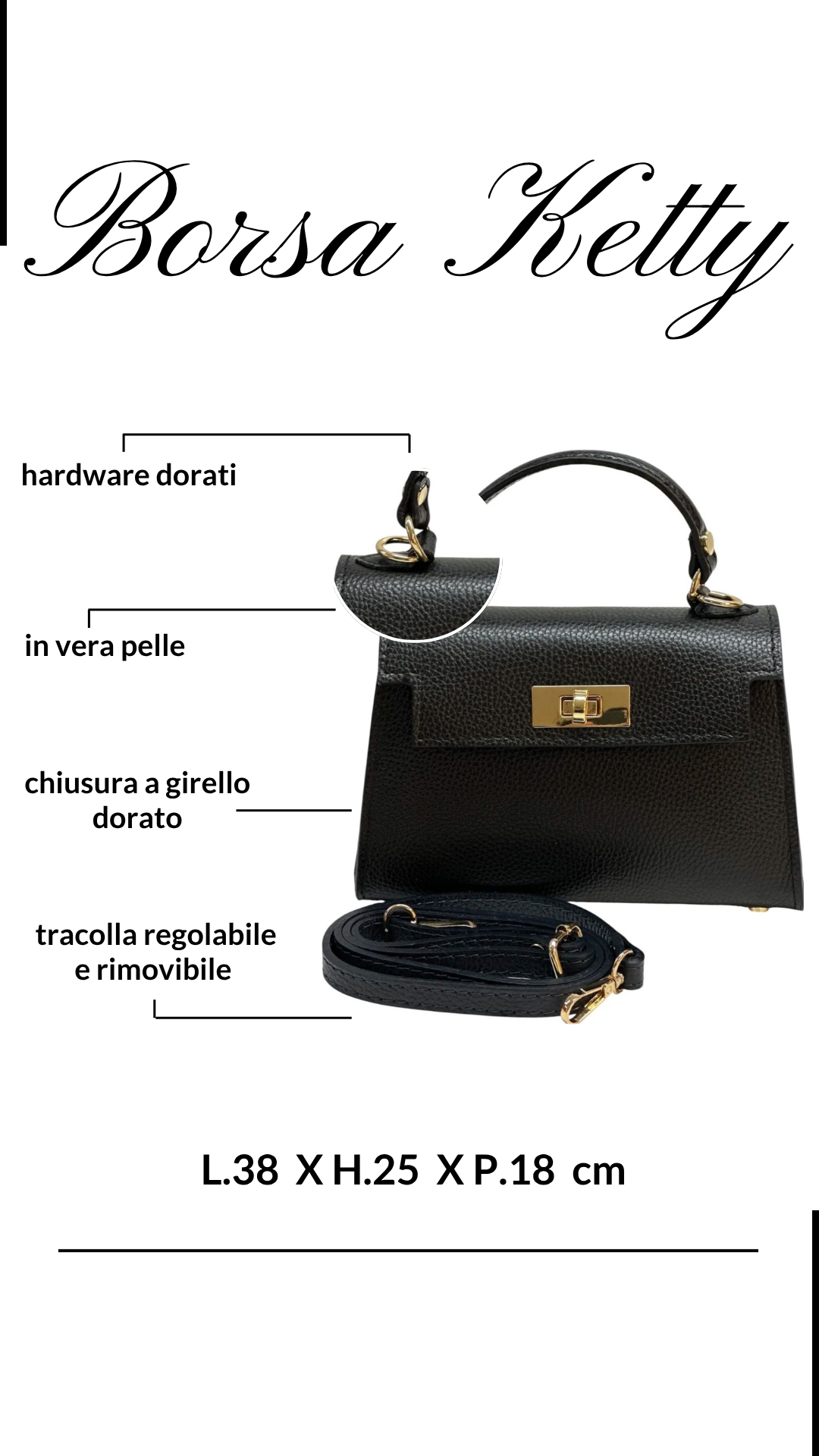 BORSA IN PELLE KETTY