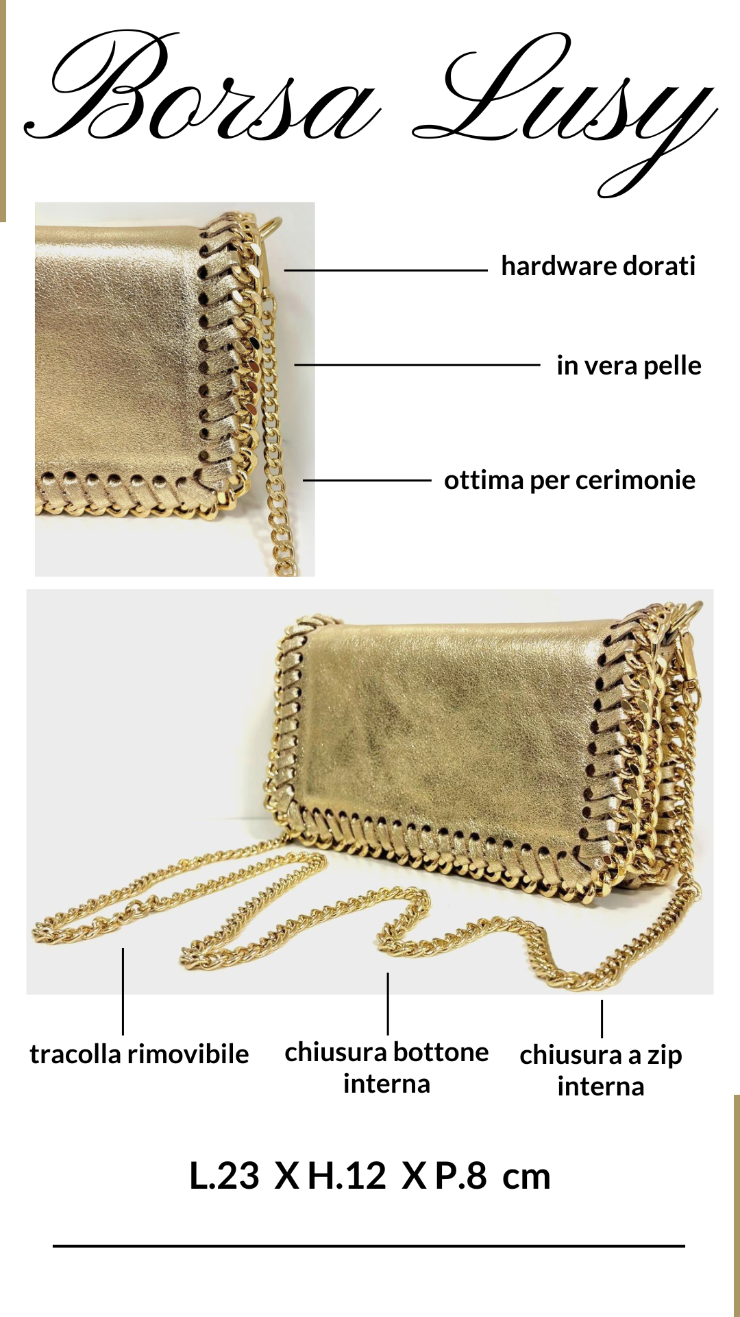 BORSA POCHETTE LUSY