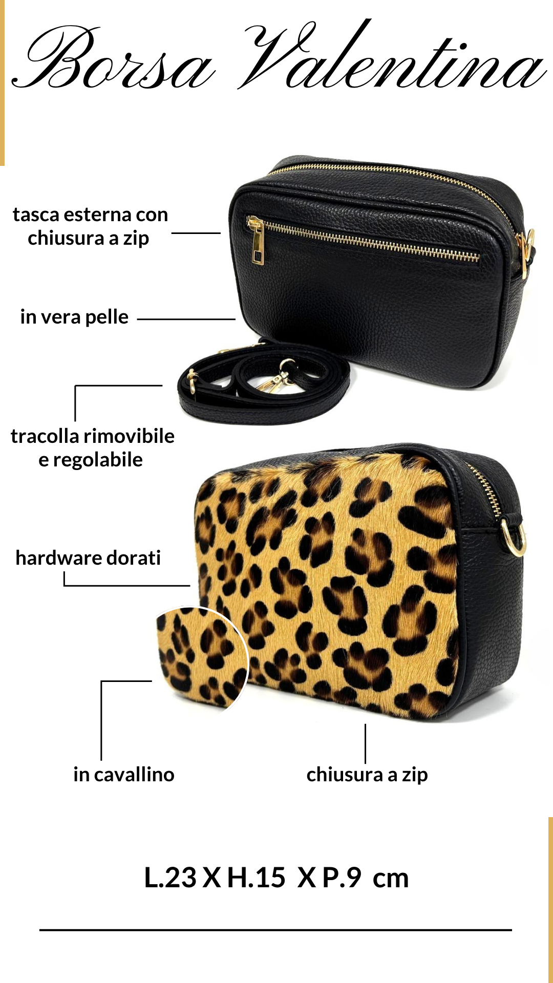 BORSA IN PELLE VALENTINA