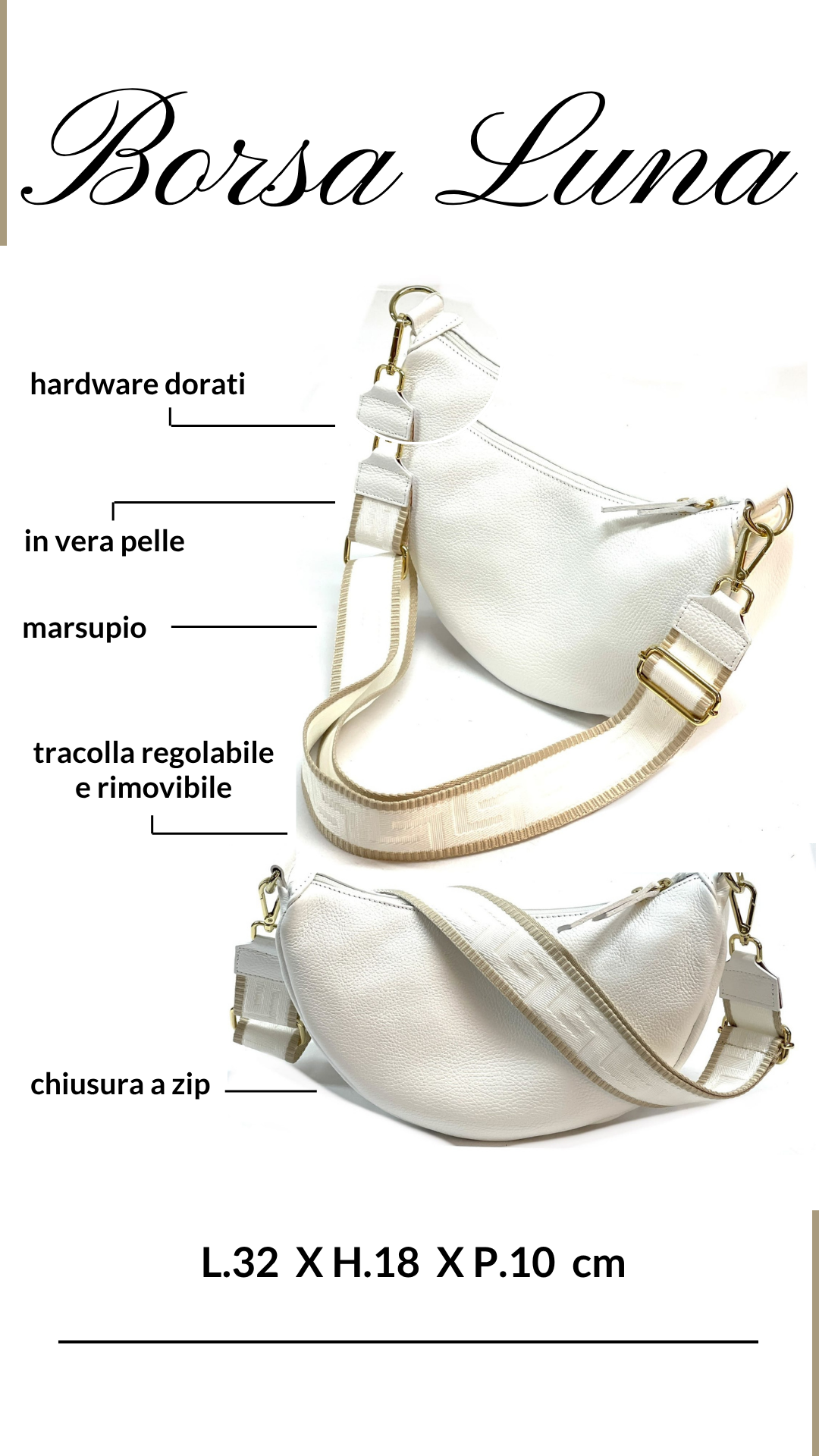 BORSA IN PELLE LUNA